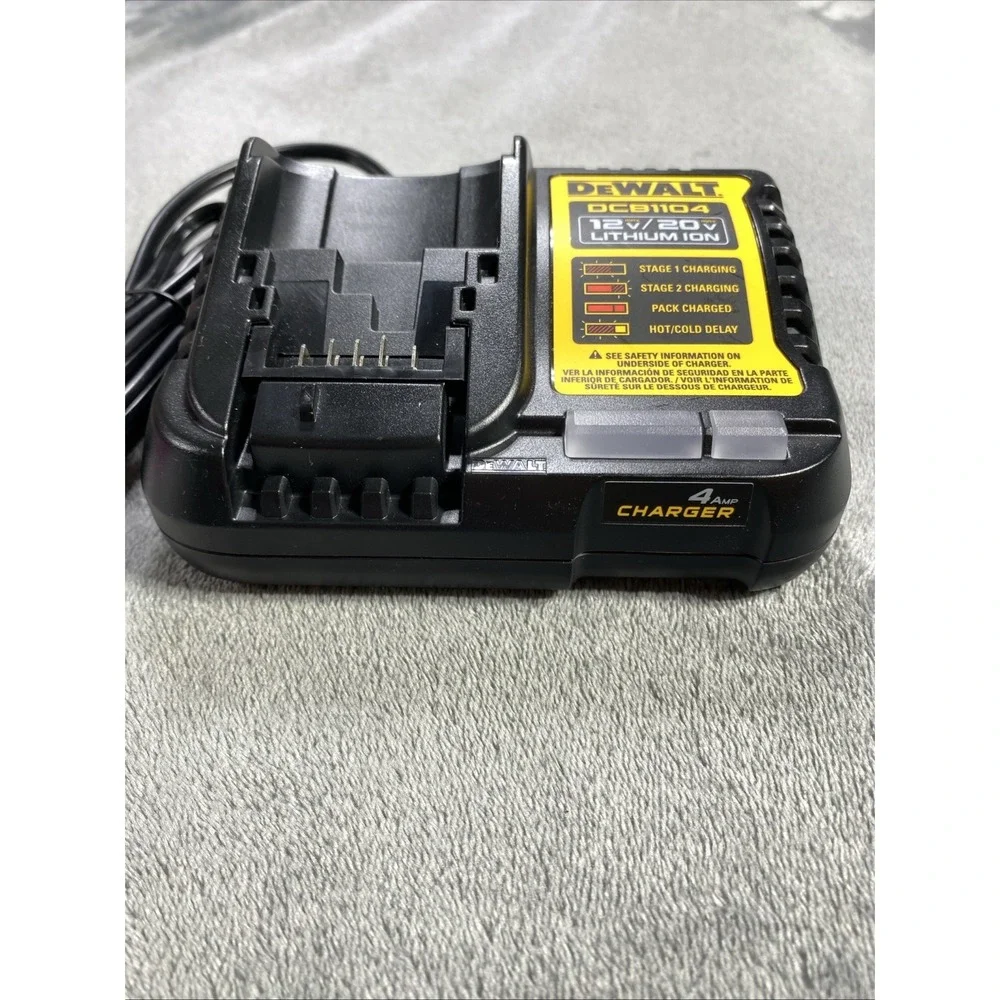 Dewalt Battery Charger DCB1104 12V–20V Max Li-Ion 120V 60 Hz Express Genuine NEW
